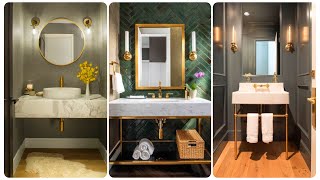 Stunning Powder Room Design Ideas That Will Wow Your Guests | Half Bathroom Decor