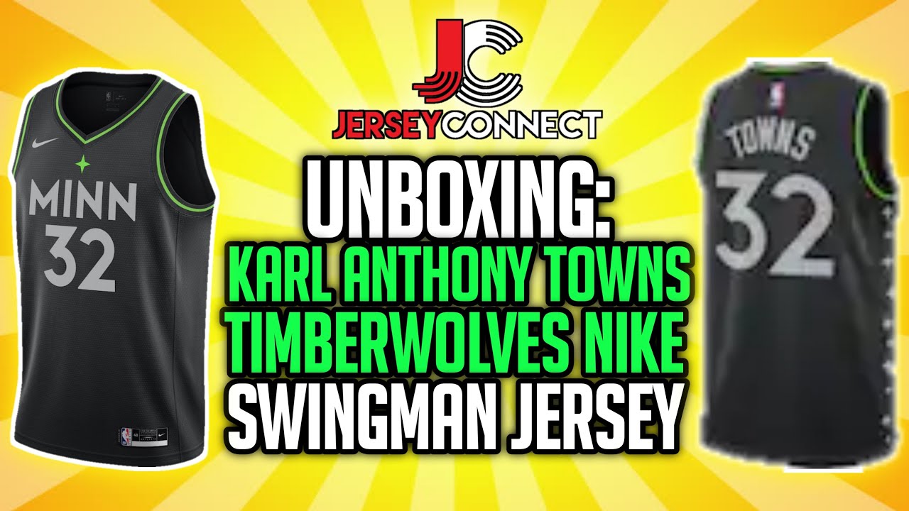 UNBOXING: Karl Anthony-Towns Minnesota Timberwolves Nike Swingman Jersey | City Edition |