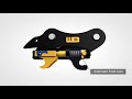 Werk-Brau D-Lock Variable Center multi-pin grab hydraulic excavator coupler overview