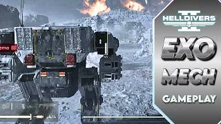 EXO SUIT Battle GAMEPLAY in #helldivers2 | Mecha Stratagem Power | Helldivers 2 GAMEPLAY 7