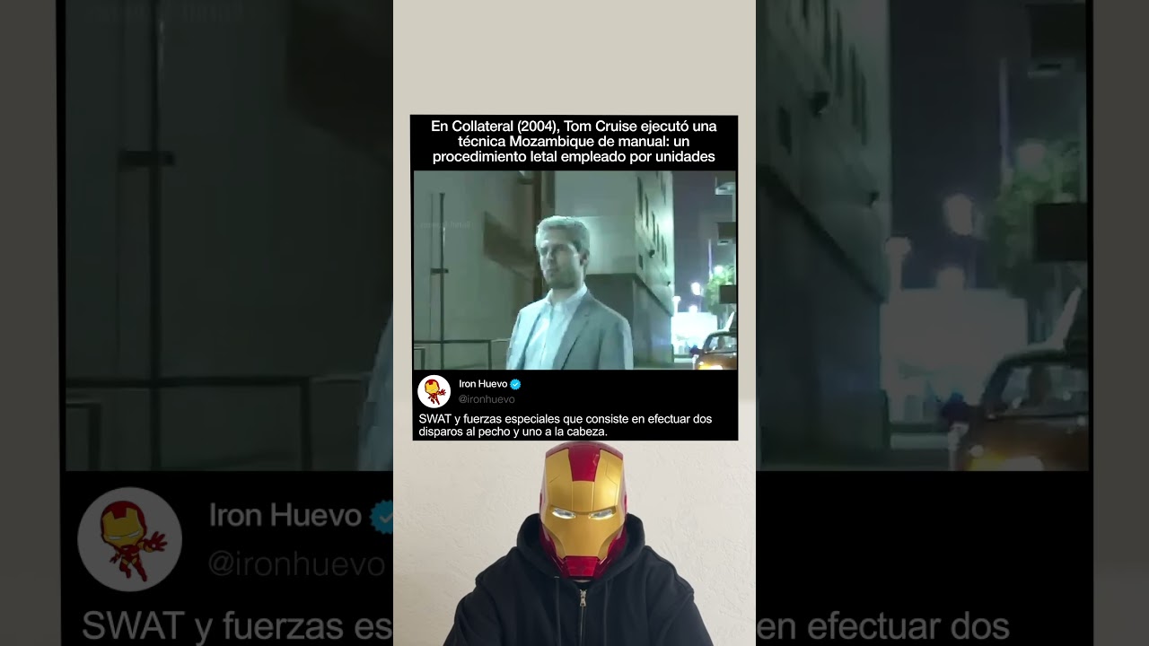 Tom Cruise usó el Mozambique Drill en Collateral