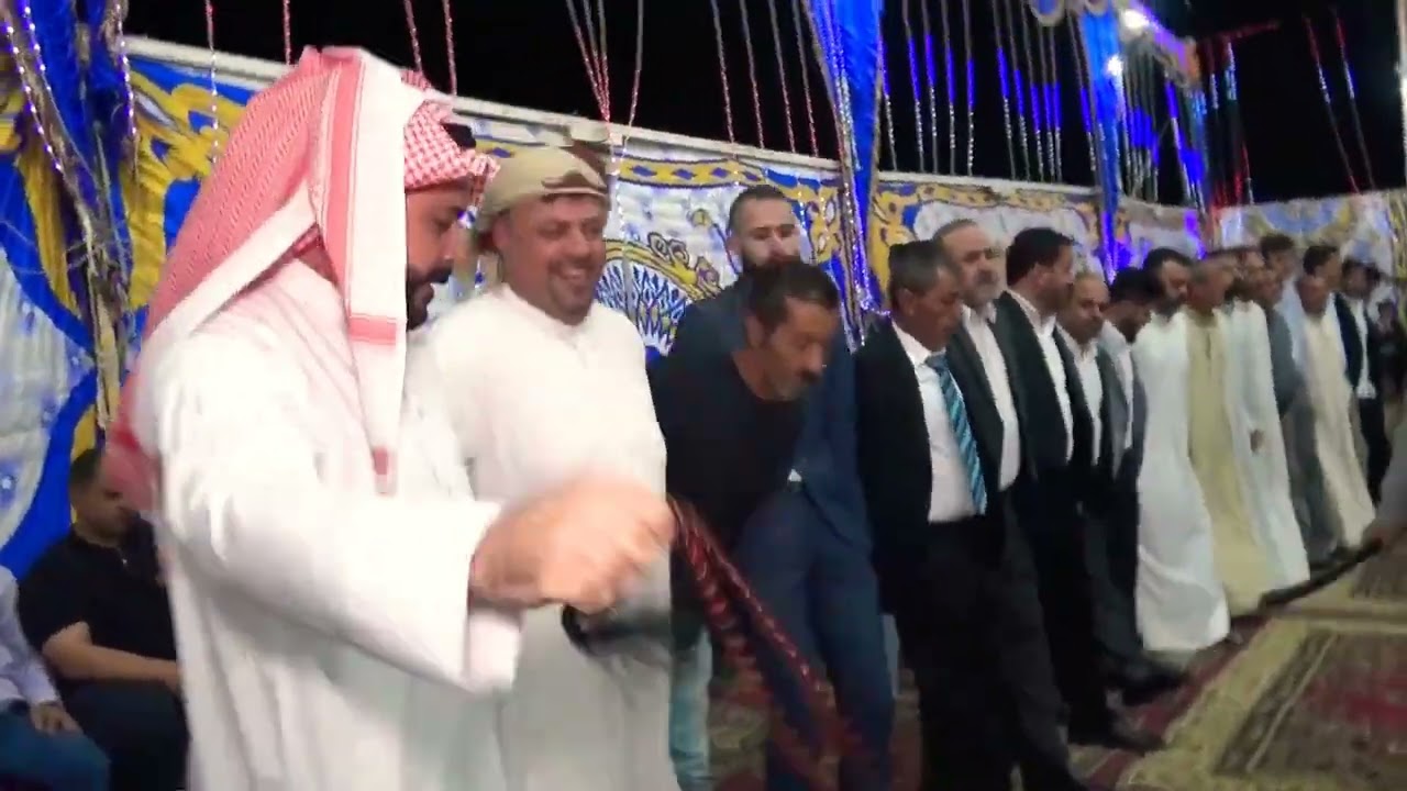 افراح ال الغانم حفل العريس حابس الغانم ..الجزء الأول ...الفنان احمد القسيم