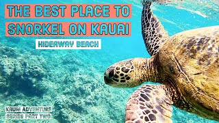 The best snorkeling on Kauai | Hideaway Beach on the North Shore of Kauai, Hawaii