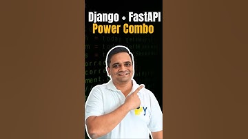 Django + FastAPI! Power Combo!   #coding #programming #ytshorts #shorts