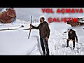 2.GÜN MAHSUR KALDIK:YOLDA KAR 1 METRE~yol açma çalışmaları