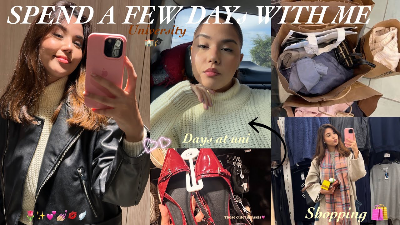 VLOG: SPEND A FEW DAYS WITH ME:🌷✨💗 shopping day, skincare, vlog…