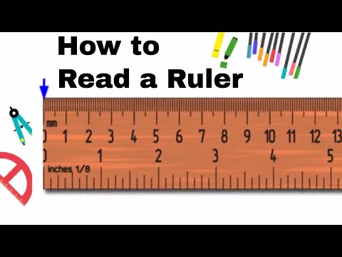 How to read an Inch ruler or tape