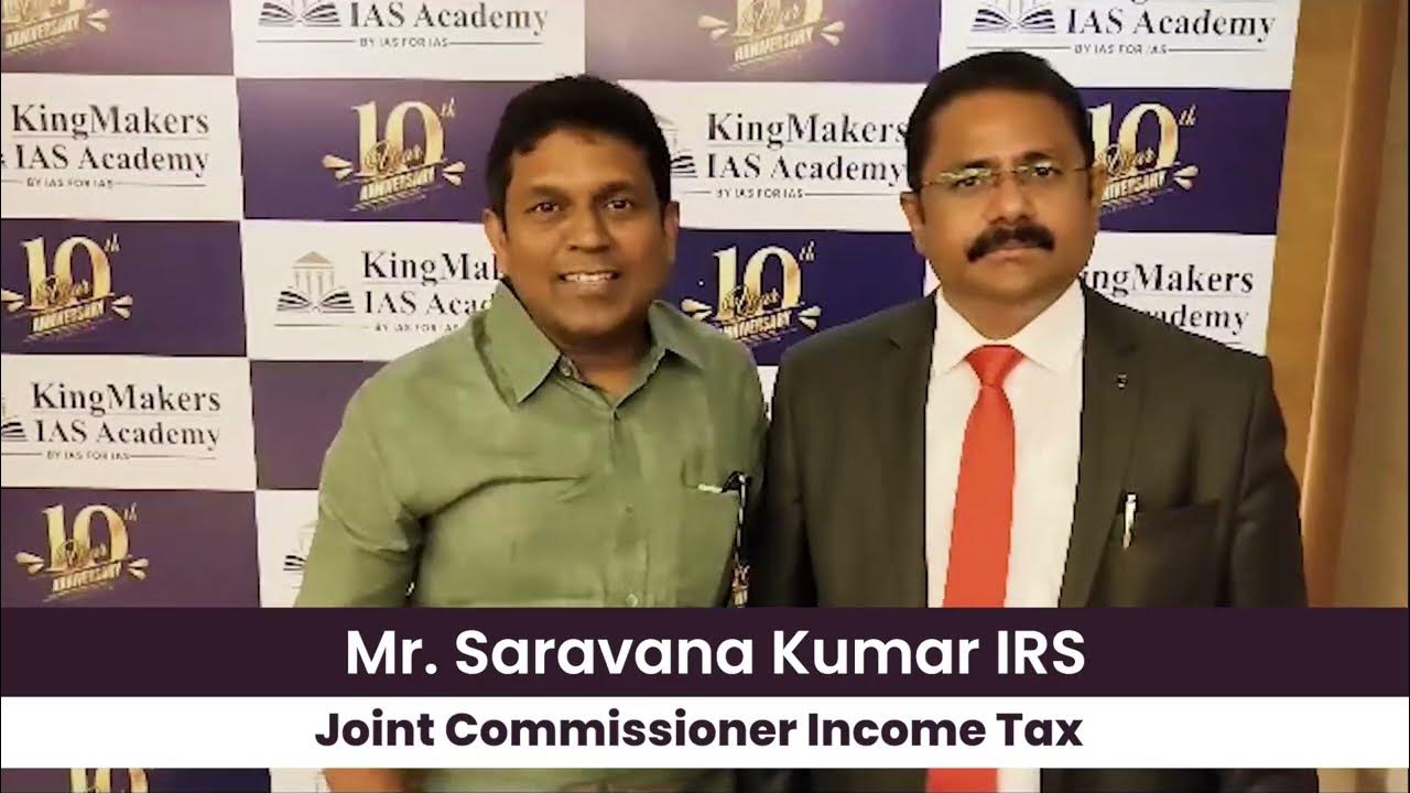 mr-saravana-kumar-irs-joint-commissioner-income-tax-youtube