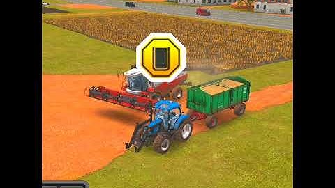 Wheat Unloading To Storege Silos In FS 18 | FS18 Gameplay | FS18 Timelapse #shorts