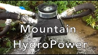 Micro Hydro Power with Turgo generator YouTube