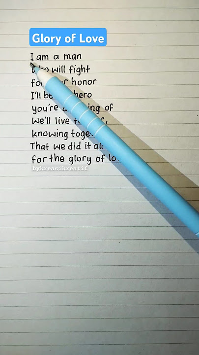 Learn English Through Song : Glory of Love with Peter Cetera #shorts