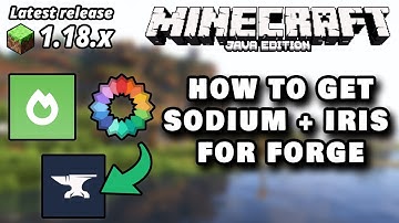 Minecraft Java 1.18.2 How To Get Sodium & Iris Shaders For Forge 1.18.2
