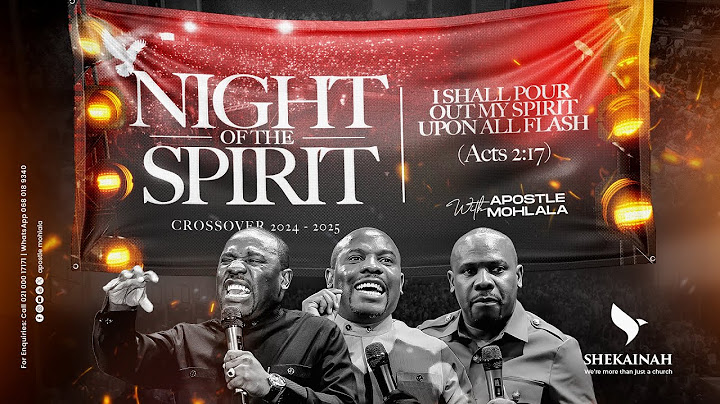 Night of the Spirit Crossover 2024 | with Apostle MJ Mohlala | Live in Cape Town | 31 December 2024