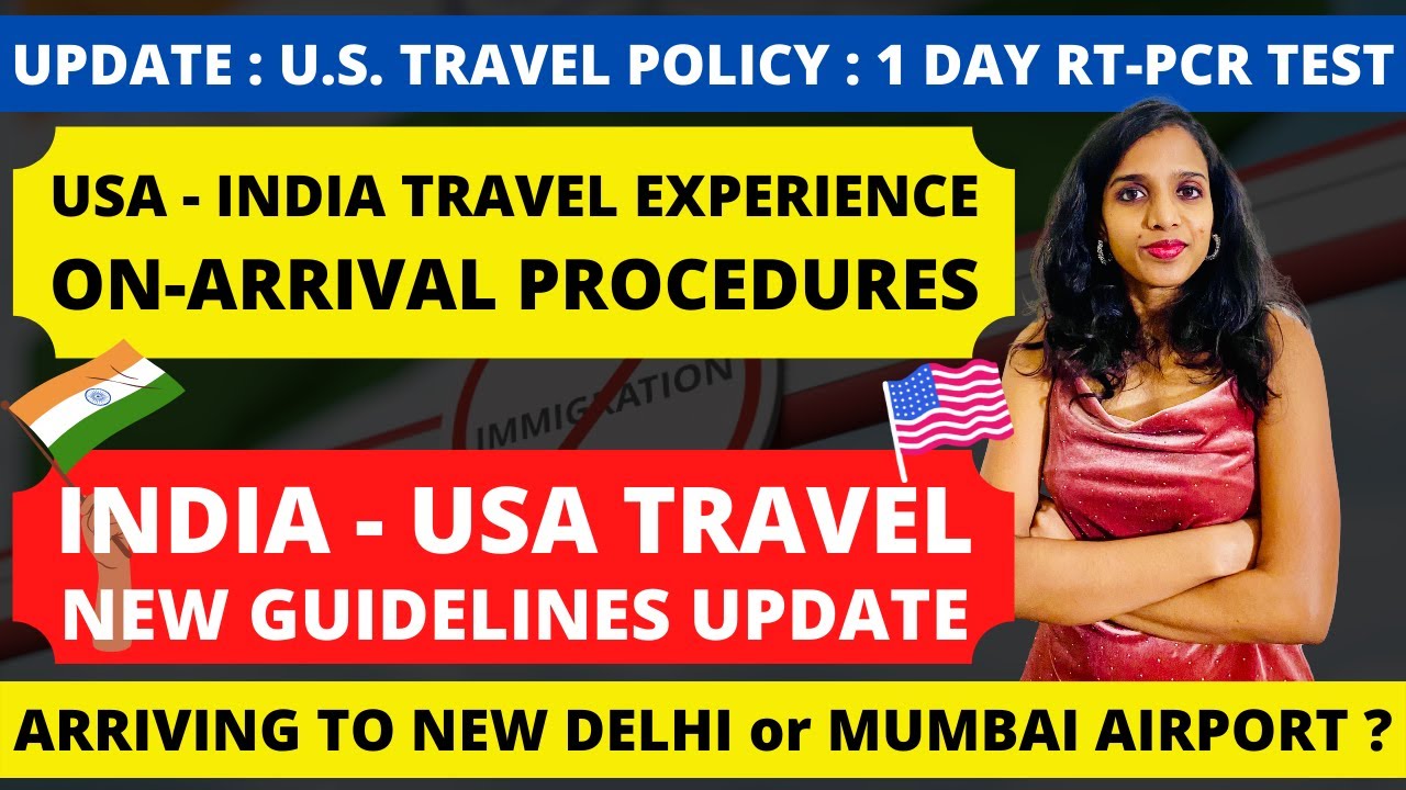 usa to india travel requirements