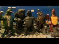 Godzilla vs Gigan, Titanosaurus, Hedorah and Megalon Minimates Stop Motion RIP Yoshimitsu Banno