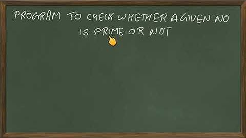 Program to find whether a given number is prime or not by Dr Rajesh Saini