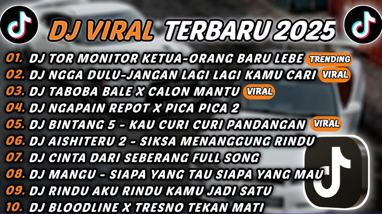 DJ TIKTOK TERBARU 2025 - DJ TOR MONITOR KETUA-ORANG BARU LEBE🎵 DJ NGGA DULU-JANGAN LAGI LAGI KAMU🎵