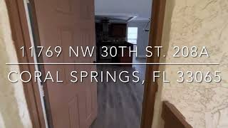 11769 NW 30th St. 208A. Coral Springs, FL 33065