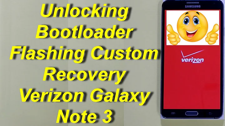 Unlocking Bootloader Verizon Galaxy Note 3 N900V (Subtitle English)