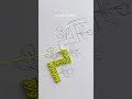 you are new to hand embroidery work you can easily this very simple #youtube #shorts #embrodering