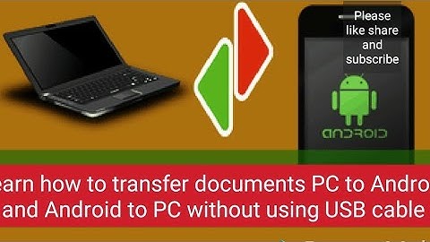 Access and transfer files from your PC to Android and vice versa without USB cable by Pradip Sikdar
