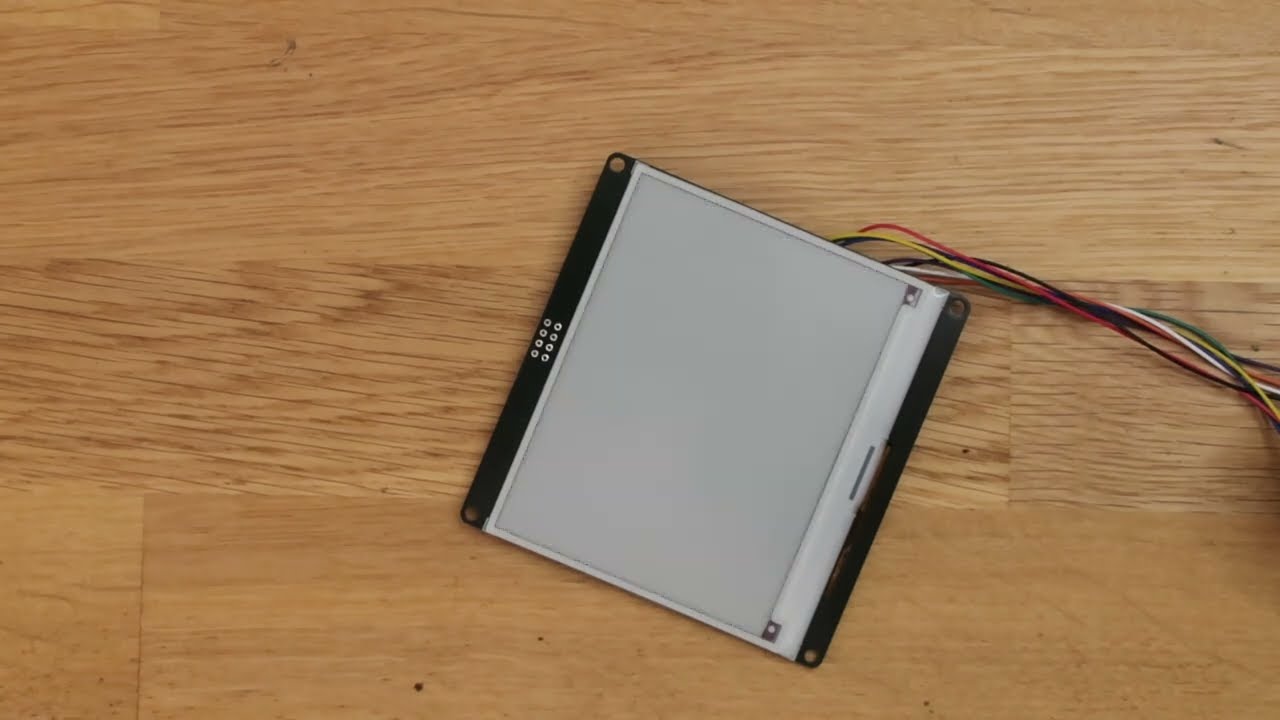 E-Paper Display with ESP8266 — WeAct 4.2" Wiring & Setup — YouTube thumbnail