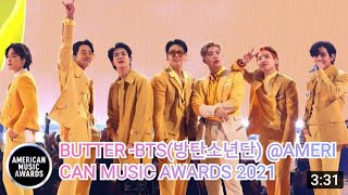 BTS( 방탄소년단) - BUTTER@AMERICAN MUSIC AWARDS 2021