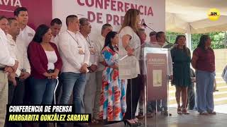 #Morelos || Conferencia prensa de Margarita González Saravia #PlanDeGobierno