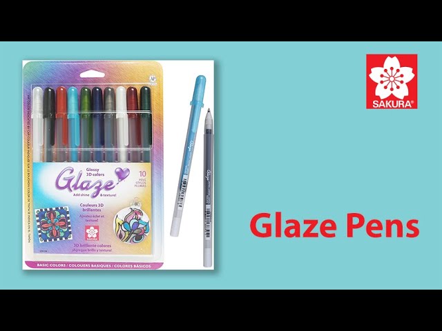 Sakura Gelly Roll | Glaze Colour Set | Arts Craft | 12 Pens Vibrant Colours