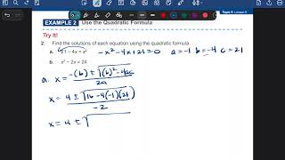 Savvas enVision Algebra 1 Topic 9 Lesson 5