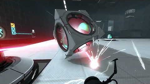 Portal 2 - Chapter 4, Chamber 18 using 4 portals
