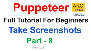 Puppeteer Tutorial #8 | Generate Screenshots