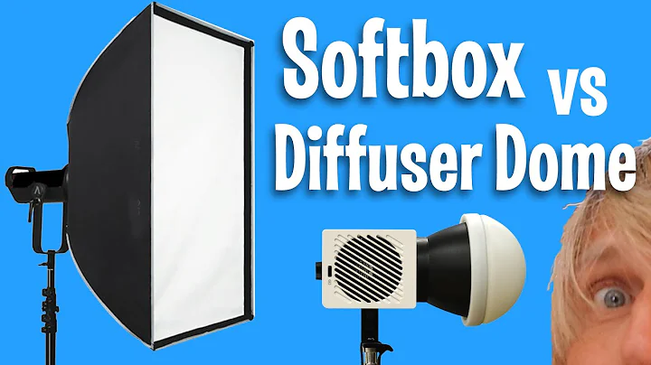 Small Diffuser Dome vs Softbox for photography video lighting