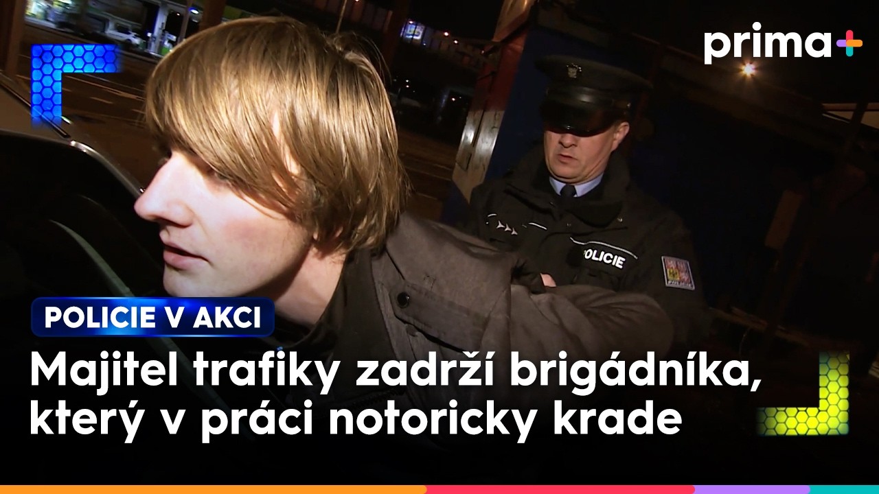 Brigádník krade zboží v trafice, zadržel ho sám trafikant | Policie v akci
