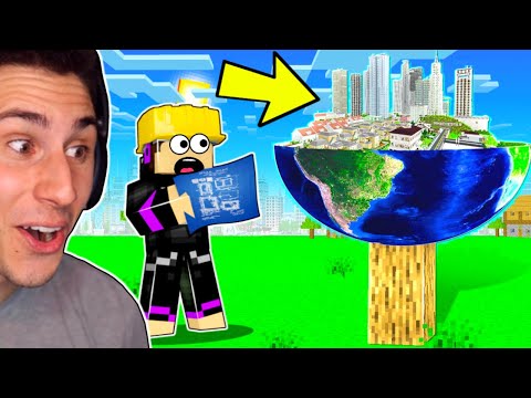 I Built A CITY IN A TREE! | Minecraft