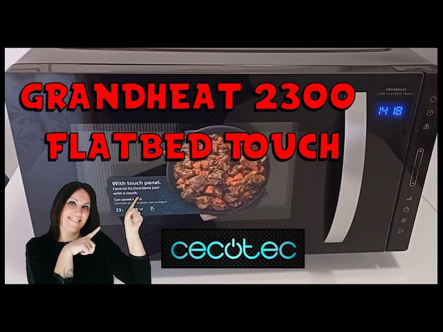 Cecotec GrandHeat 2300 Flatbed Touch White Microondas 23L 800W Blanco