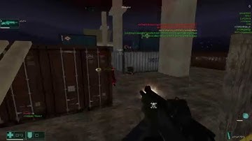 Playing CTF, FEAR Combat: 2015. MXT Cargo Ship map.