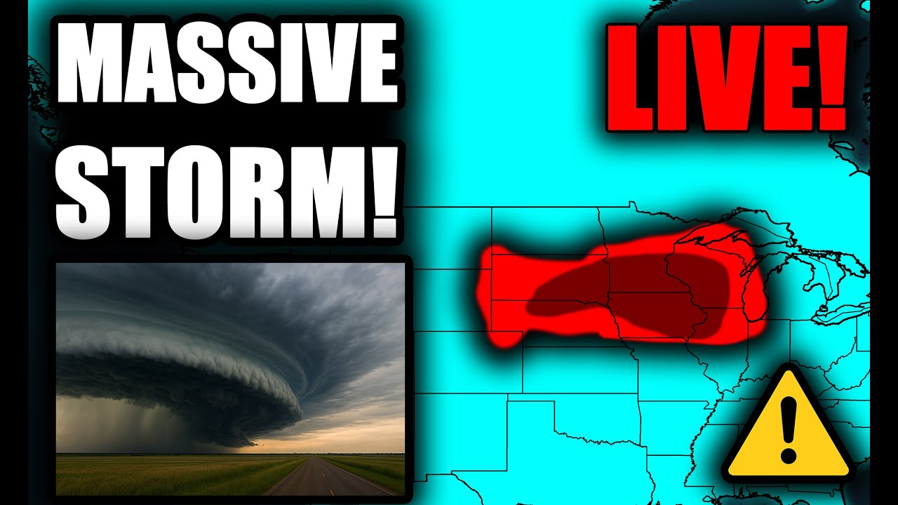 🚨 LIVE NOW: Dangerous Severe Storms BLAST the Midwest! Tornadoes, Giant ...