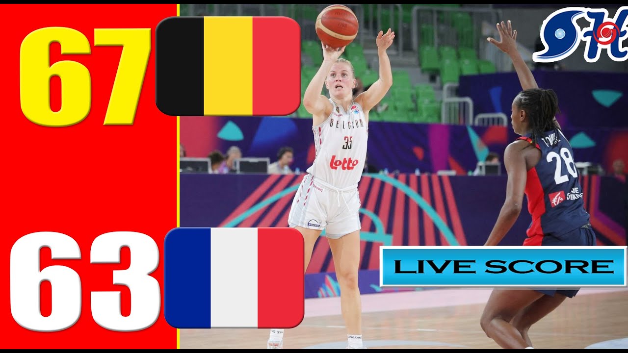 Belgium vs France Women Basketball Live Play by Play Semi-Finals FIBA Womens EuroBasket 2023