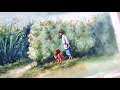 The Spiriting Away Of Sen And Chihiro /Watercolor Painting-ERUDAart