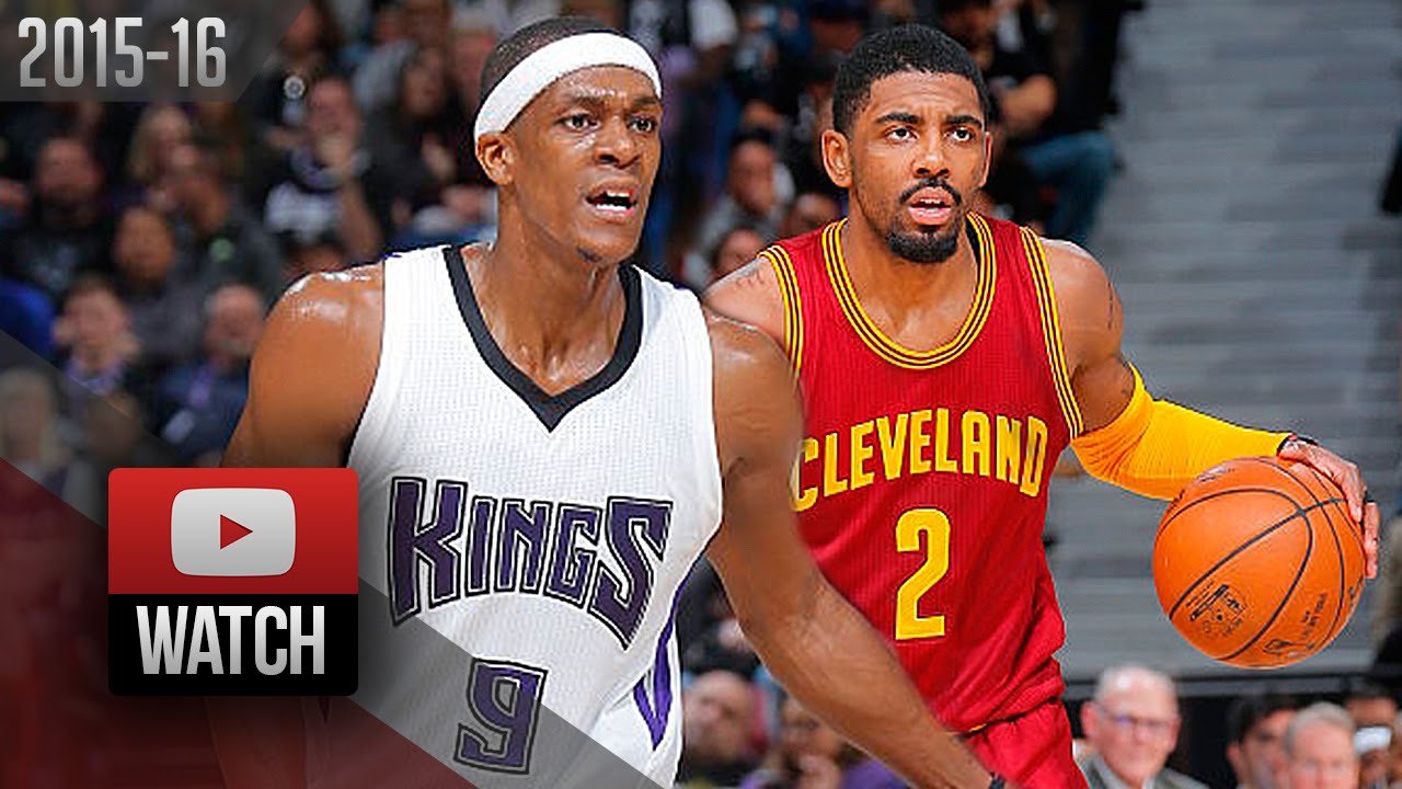 Kyrie Irving vs Rajon Rondo PG Duel Highlights (2016.03.09) Kings vs Cavaliers - SICK!