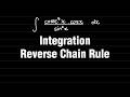 Calculus | Integration using Reverse Chain Rule and U-method