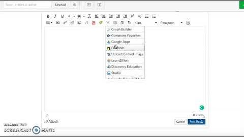 How to Use Tools on myMCPS Classroom Canvas Discussion Board