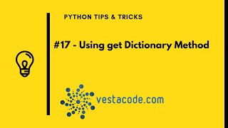 17   Using get Dictionary Method كيفية استخدام  get method   فى بايثون بالعربى