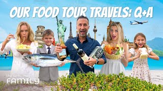 We answer your questions around our family's food-focused travels