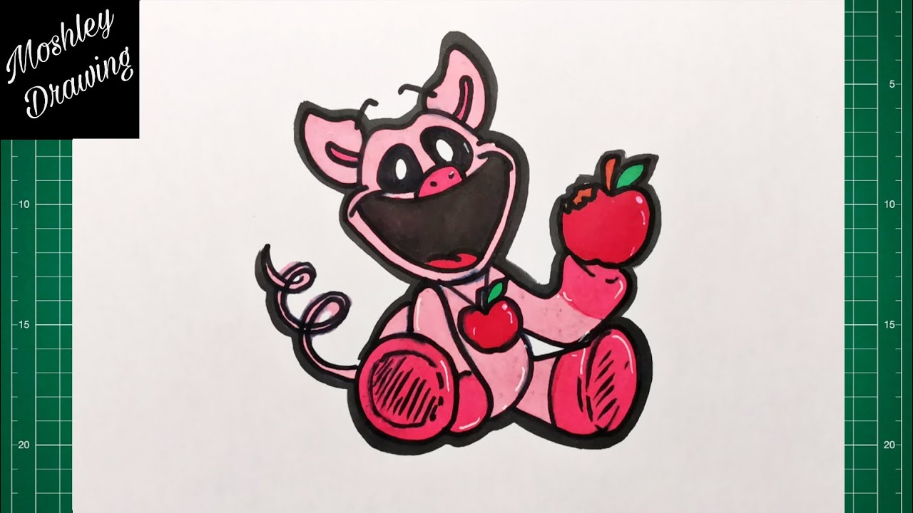 How To Draw Picky Piggy From Poppy Playtime Youtube