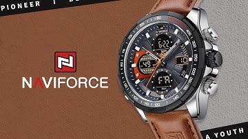 LATEST DESIGN OF 2022 JULY丨NAVIFORCE Watch NF9197L Hot Sales Multi-function Digital Quartz Watch