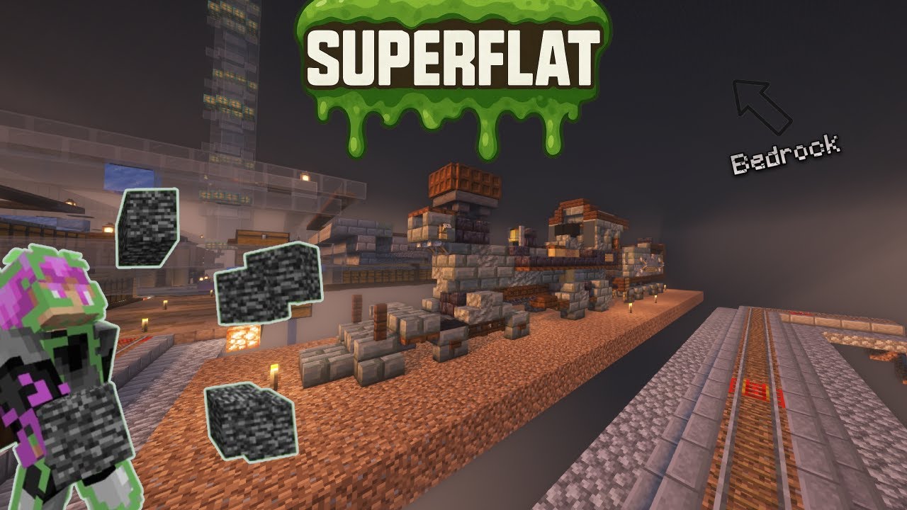 I'm Building A Base In The VOID! | Minecraft Superflat | Ep: 4 - YouTube