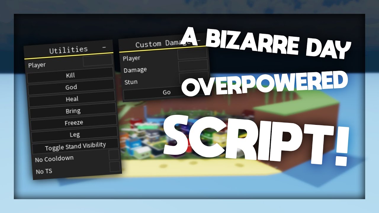 New Overpowered A Bizarre Day Hacks Scripts Youtube - roblox hack client item giver