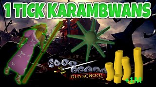 One-Tick Karambwans In 1 Minute! (OSRS-Guide)
